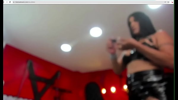 horny BDSM uses fuck machine