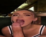 Cheerleader Sucks Coaches BWC